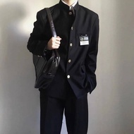 dk เครื่องแบบชุดเสื้อคลุมชายชุดมัธยมปลายชุดนักเรียนญี่ปุ่น jk ชุดสูทผู้ชายเสื้อสูทสไตล์วิทยาลัยชุดสูทผู้ชาย