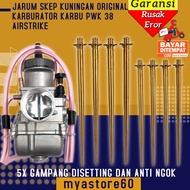 Jarum Skep Sekep Kuningan Karburator Karbu Karbulator Carbu Carburator PWK 38 AIRSTRIKE Jarum Anti M