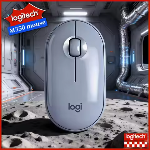 Logitech M350 Wireless Silent Mouse - 90% Less Click Noise, Recycled Plastic, 1000 DPI, USB Receiver