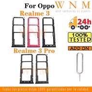 For Realme 3 / 3Pro Sim Card Tray Sim Card Slot Holder Card Holder Reader SD Slot Adapter Replacemen