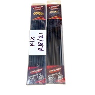 SPOKES SPOKES SET KLX150 9X206 9X235 BLACK SCARLET RACING