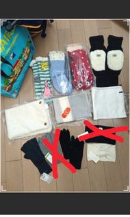 冬天保暖套裝 手套、護膝、護頸