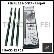 (1 PACK = 12 PCS) 2B Pencil 2B Pencil/ Montana 2B Pencil/ LAPIZ 2B Pencil/ 2B Pencil/ M2000