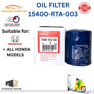 100%ORIGINAL Honda RTA Oil Filter 15400-RTA-003