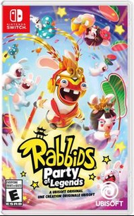全新ps4/switch 遊戲 瘋狂兔子:傳奇派對 中英日文版 賤兔 Rabbids Party of Legends