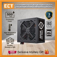 Cooler Master Elite NEX W500 (500W) / W600 (600W) White 80 Plus 230V Non Modular Power Supply Unit P