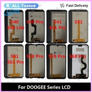 For DOOGEE S119 S40 S40 Lite S41 Pro S51 S61 S68 Pro LCD Screen DOOGEE S58 Pro S59pro S200 S200X S20