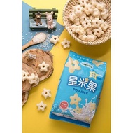 Uniform Vitality Star Rice Crackers Milk Flavor 50g/Pack Taiwan Hualien Fuli Rice, Pure Expansion, Add High Cream Imported Anhydrous Biscuit Snacks [Life Food Light]