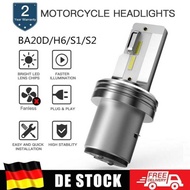 H6 Motorcycle Bulb LED Large Bulb Headlight H6 Double Claw BA20D 1860 4LED