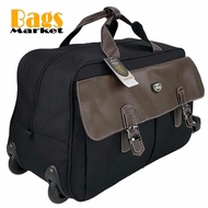 Romar Polo กระเป๋าเดินทางแบบถือพร้อมล้อลากขนาด 20 นิ้ว Code 114-2 (Black) FBL-R1142