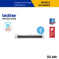 Brother DS-640 เครื่องสแกนเอกสารแบบพกพา (ประกันจะมีผลภายใน15วัน หลังจากที่ได้รับสินค้า)