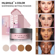 ML SMILE 3-color loose foundation make-up pearlescent matte oil control smooth facial makeup body hi