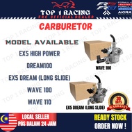 ORIGINAL EX5 HP/DREAM 110/EX5 DREAM LONG SLIDE/WAVE100/WAVE110/KEIHIN/CARBURETOR (KARBORETOR CARBURATOR KARBORATOR)