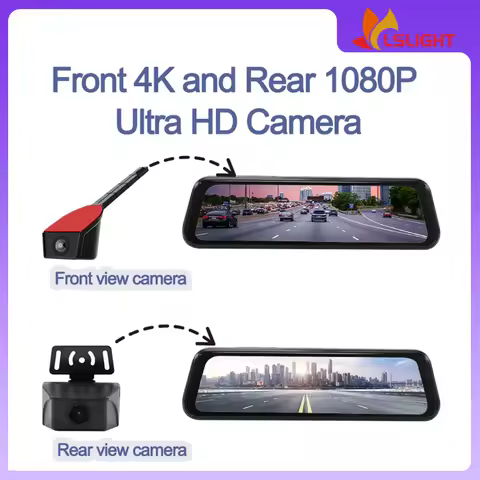 Car Rearview Mirror Dashcam For Toyota Audi Q3 A5 A1 Benz W213 Jeep Renegade Volvo XC60 Renault 4K+1