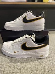 Nike Air Force 1 Low 雙鉤 白黑金