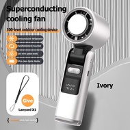 【 ice cooling fan 】199speed Ice Cooling Turbo Fan – Portable Mini Handheld Fan with 199 Speed Strong