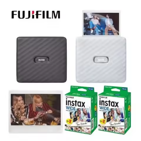 Original Fujifilm Instax Link Wide Printer One-Time Imaging Mobile Phone Printer And Instax Film Whi