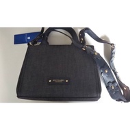 Blue Label Crestbridge Denim Tote Bag - Navy Blue