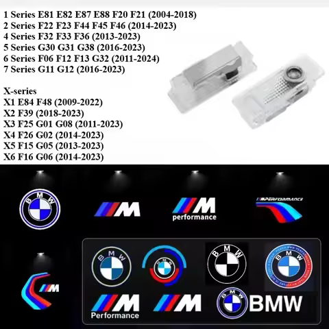 Automotive welcome light X series x1 E84 F48 09-22/x6 f16 14-23/x2 f39 18-23/x3 f25 g01 g08/x4 f26 g