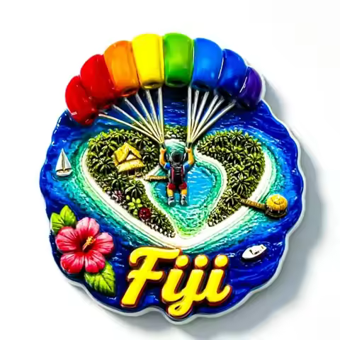 Fiji Fridge Stickers Travel Souvenirs Birthday Gifts Home Decoration Tavarua Island Fridge Magnets