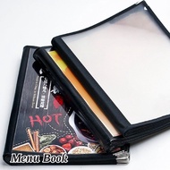 Menu Holder A5 A4 | Transparent Clear Menu Cover, Menu PVC Book Restaurant Cafe | Menu Book | 菜单本