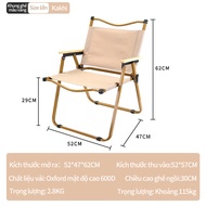 Ghế gấp ngoài trời Vải Oxford dày dặn Nhẹ ngoại hình đẹp không cần lắp Khung đỡ được làm dầy Chịu đ