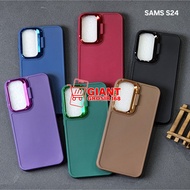 Softcase Macaron Stand Camera Case Samsung S24 Samsung S24 Plus Samsung S24 Ultra Samsung S23 FE Sam