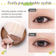 EMIL Lape Double Fold Eyelid Tape, Self Adhesive Waterproof Mesh Olive-shaped Eyelid Sticker, Natura