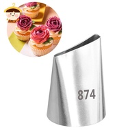 〔8C05〕 1PC Large Size Rose Icing Piping Nozzles Cake Cream Decoration Tips Decor #874 〔8C〕
