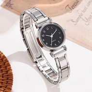 *READY STOCK AT MALAYSIA*Fashion New Style Womens Steel Watch Retro Quartz Alloy Watch Simple Digita