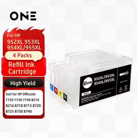 For HP 952 953 954 955 XL Refill Ink Cartridge With ARC Chip For HP 7720 7730 7740 8210 8216 8710 87