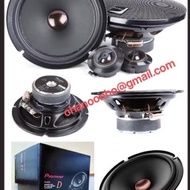 PIONEER TS-D65C 6.5 INCH (16.5CM) D SERIES 2-WAY COMPONENT CAR AUDIO SPEAKERS