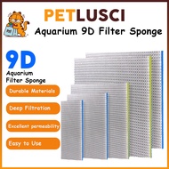 PETLUSCI Aquarium 9D Filter Sponge Foam 9 Layer Filter Sponge Reusable Bio-Sponge Without Glue