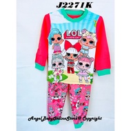 271K J2 HEYOU Girl  Cartoon Cotton Sleepwear Pajamas Set LOL Surprise Dolls (2y, 2y, 3y, 3y, 7y)