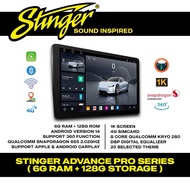 Stinger Advance Pro 8 Core Support 4G 360 Camera DSP 1K Incell Screen Android Player (6GB RAM + 128 
