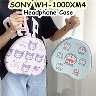 【Trend Front】For SONY WH-1000XM4 Headphone Case Simple CartoonHeadset Earpads Storage Bag Casing Box