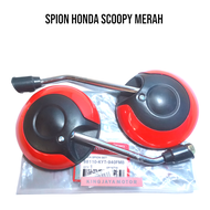 BISA COD : SPION HONDA SCOOPY SPION SEPION SCOOPY KACA SPION SCOOPY KYT - MERAH ( SPION KYT MERAH )
