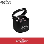 Martin 18APP0007 Luxe Liquidmetal Set of 6 Zirconium-alloy Bridge Pins - Chrome