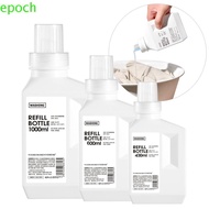 EPOCH Detergent Dispenser Large Capacity Laundry Detergent Softener Refillable Shampoo Shower