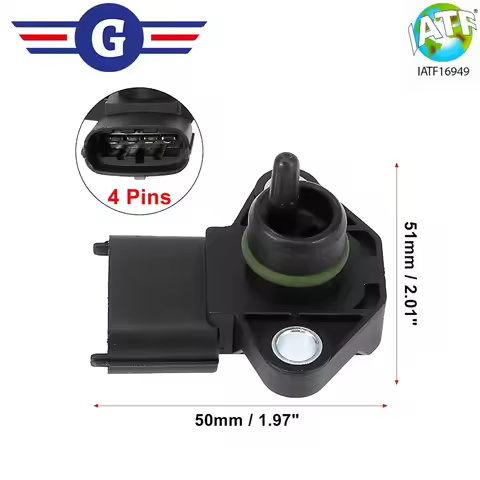 MAP Sensor for 01-12 Accent Elantra Tiburon Soul Rio Sportage 3930038120 3930022600 39300-22600 3930