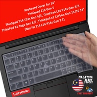 Keyboard Cover for Lenovo ThinkPad E14 Gen 5 Lenovo ThinkPad E14 Gen 6 Lenovo Thinkpad x1 Carbon Gen