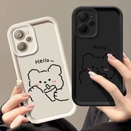 Casing For REALME C31 4G REALME C33 REALME C35 phone case aesthetic Cute bear Silicone TPU Soft Shel