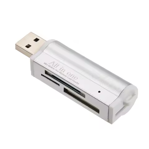 USB2.0 Mini Portable All In One Card Reader For SD/SD/TF/MS Duo/Micro MS(M2)/Ms Pro Duo USB 2.0 USB 