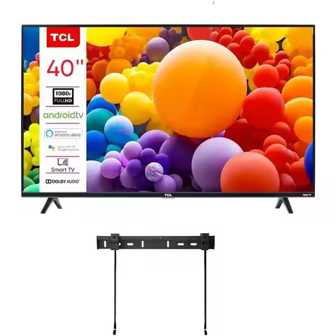 40-Inch Class 3-Series HD LED Smart Android TV + Wall Mount Chromecast Built-in Bluetooth 40S334 (Re