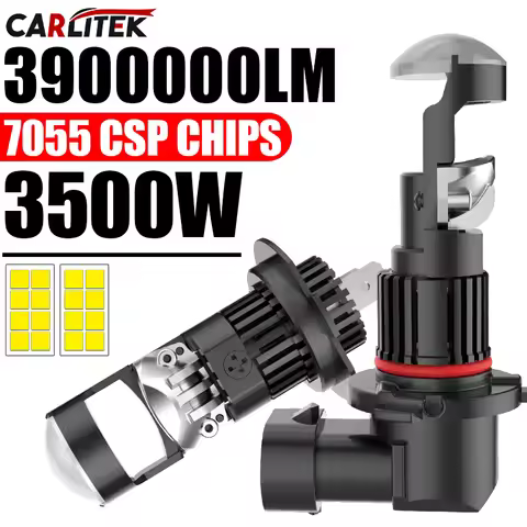 H7 Led Projector Car Headlight Bulb Lens Canbus High-Power 3500W 3900000LM CSP Turbo Led H8 H11 9005