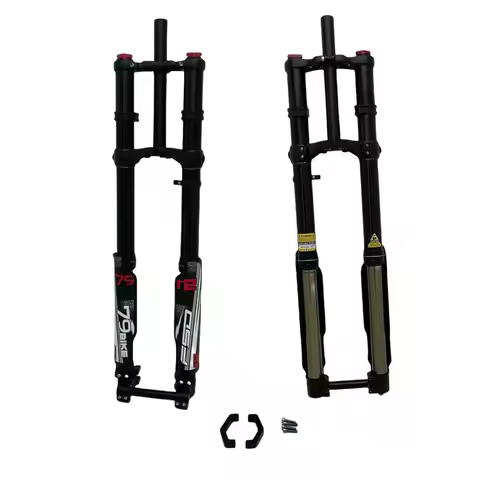 79BIKE 8N Suspension Front Fork 26" 27.5" 29'' Downhill Air Shock Absorber Double DH MTB Ebike Bicyc