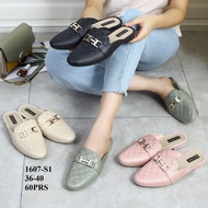 Sandal Flat Wanita HWASA Import / Sendal Sandal Jelly Import Karet 1607