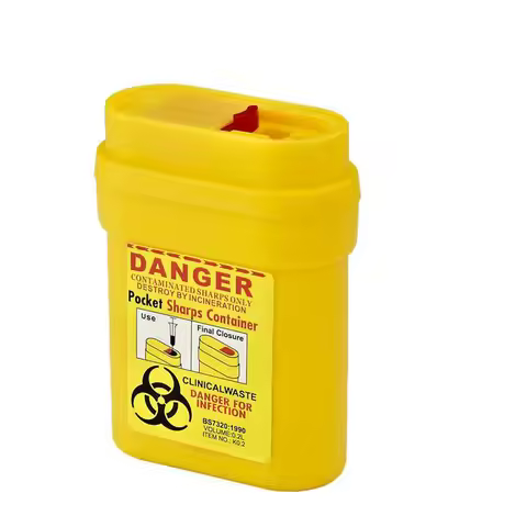 Sharp Container to Disposal Needles Biohazard Multiple-Use Needle Disposable Puncture Resistant Wast