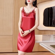 女士吊帶連身裙女夏季蕾絲內搭打底襯裙外穿背心裙子