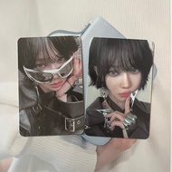 aespa photocard aespa aespa album A aespa b Version Winter Album Card Gold Winter Stamping Mouth Win